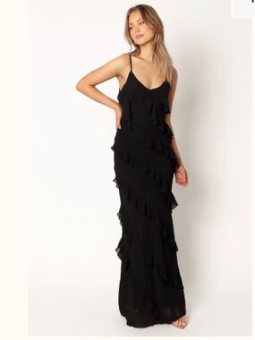 Petal & Pup Ciao Ruffle-Trim Maxi Dress